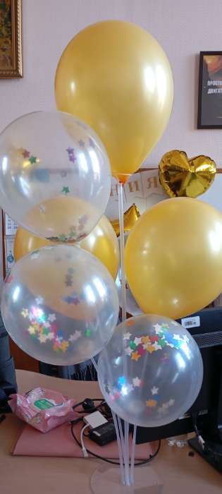 Фотография покупателя товара Воздушные шары, букет «Романтика», набор 14 шт. - Фото 13