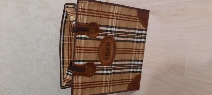 Фотография покупателя товара Сумка хозяйственная SHER на молнии, 73 л, 53×29×48 см, зелёная - Фото 1