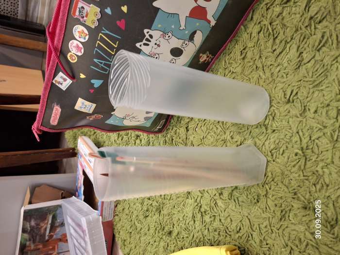 Фотография покупателя товара Пенал - тубус для кистей «ЗХК», телескопический 21-37 см, пластиковый, DK11311 - Фото 1