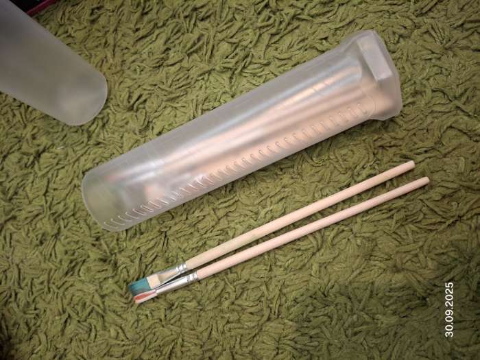 Фотография покупателя товара Пенал - тубус для кистей «ЗХК», телескопический 21-37 см, пластиковый, DK11311 - Фото 2