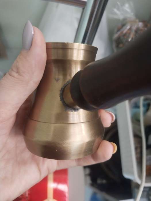 Фотография покупателя товара Турка «Классик», 100 мл, латунь - Фото 2