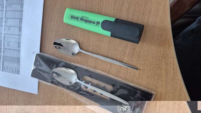 Фотография покупателя товара Ложка чайная Magistro «Блинк», длина 14.5 см, нержавеющая сталь, золотистая - Фото 2