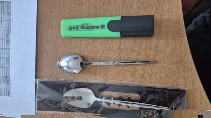 Фотография покупателя товара Ложка чайная Magistro «Блинк», длина 14.5 см, нержавеющая сталь, золотистая - Фото 3