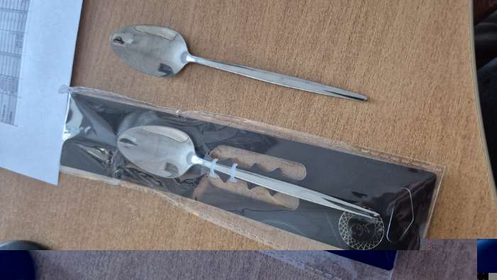 Фотография покупателя товара Ложка чайная Magistro «Блинк», длина 14.5 см, нержавеющая сталь, золотистая - Фото 1