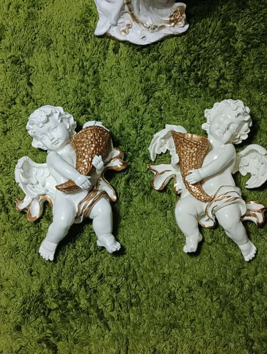 Фотография покупателя товара Декор настенный-ваза, панно TAKE IT EASY «Ангел с рожком», 39×28 см, правый - Фото 1