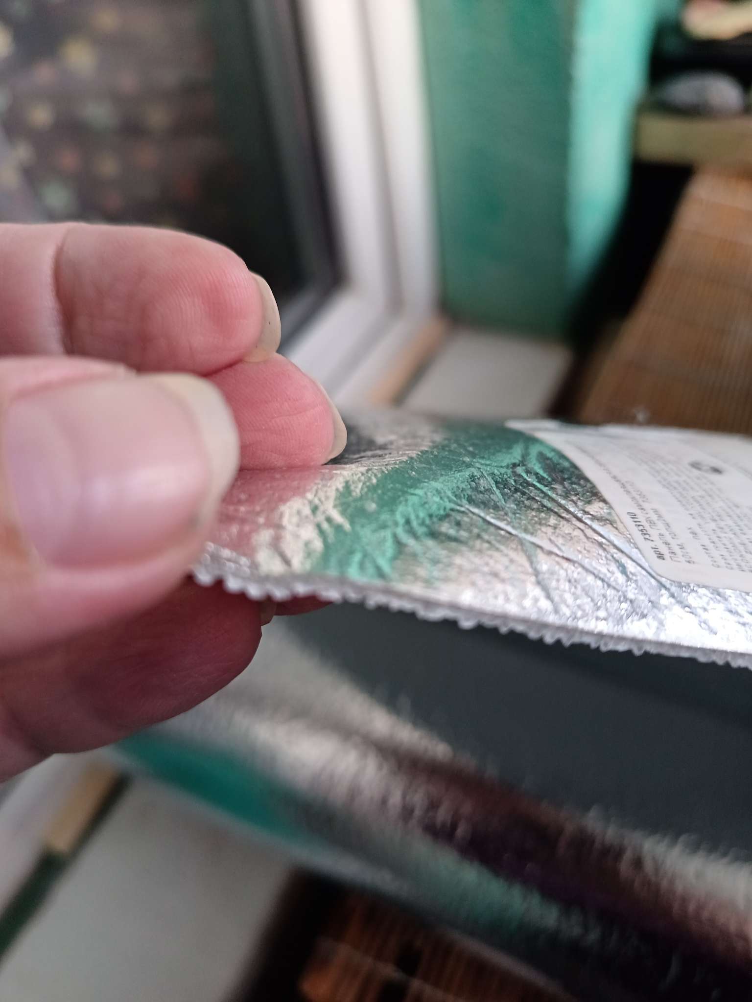 Фотография покупателя товара Панель ПВХ самоклеящаяся TAKE IT EASY, в рулоне, 2800×500×2 мм, цвет бирюзовый - Фото 5