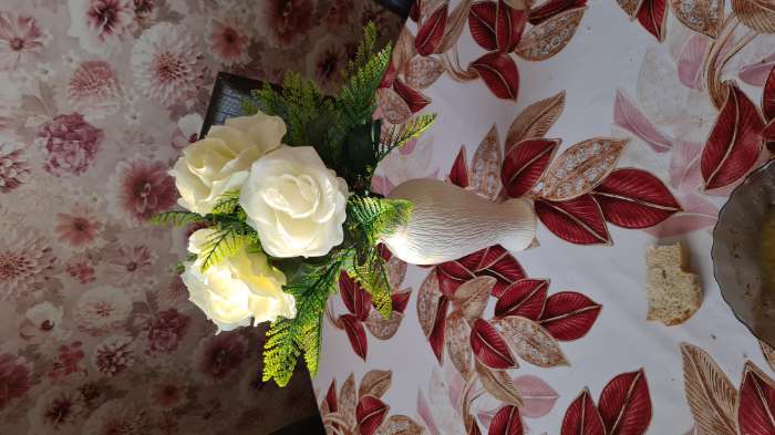 Фотография покупателя товара Цветы искусственные "Роза Мондиаль" 9*46 см, розовый - Фото 1