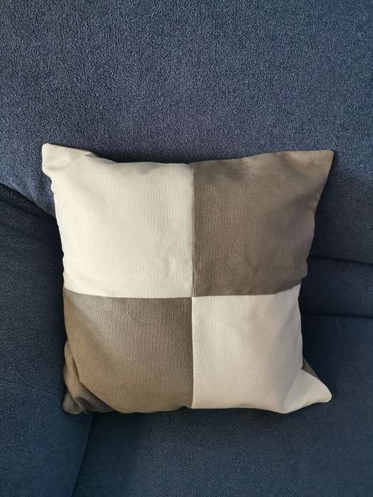 Фотография покупателя товара Наволочка декоративная «Этель. Геометрия», 45×45 см, белая/серая - Фото 1