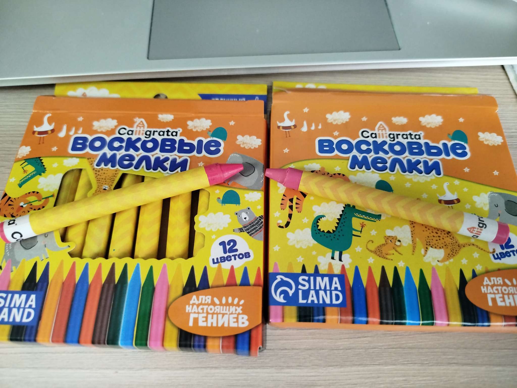 Фотография покупателя товара Мелки восковые Calligrata, цветные, 12 цветов, 93×8 мм - Фото 68