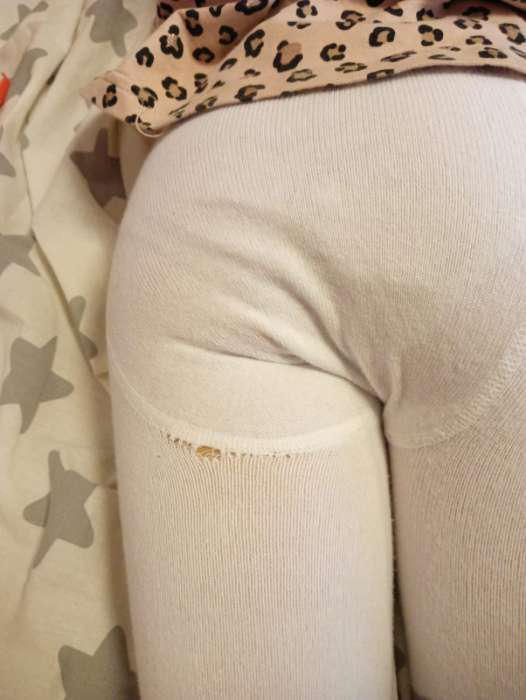 Фотография покупателя товара Колготки для девочки, белые, рост 110-116 см - Фото 4