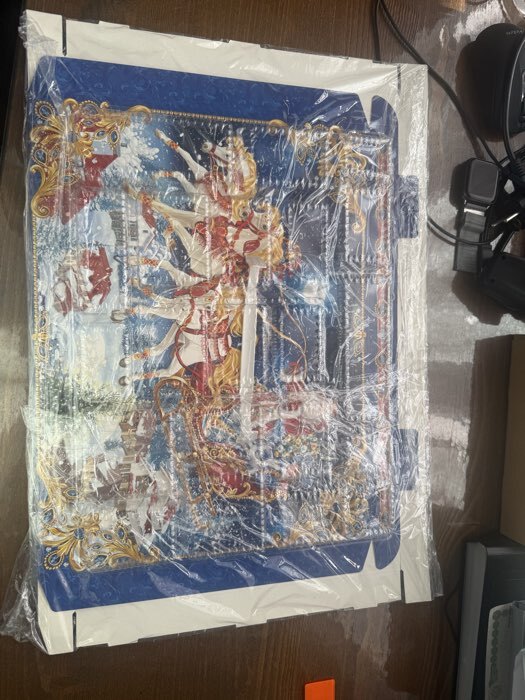 Фотография покупателя товара Подарочная новогодняя коробка «Мерцающий», Адвент календарь с заданиями, 47.7×3.9×32 см - Фото 21