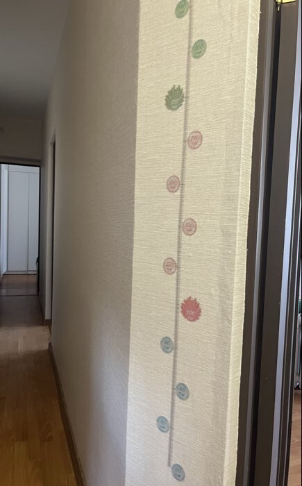 Фотография покупателя товара Ростомер детский «Русалочки», наклейка интерьерная, декор на стену, панно, 50×70 см - Фото 1