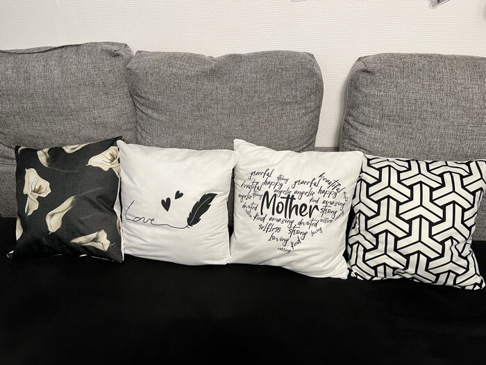 Фотография покупателя товара Чехол на подушку «Этель» Love, 45×45 см - Фото 1