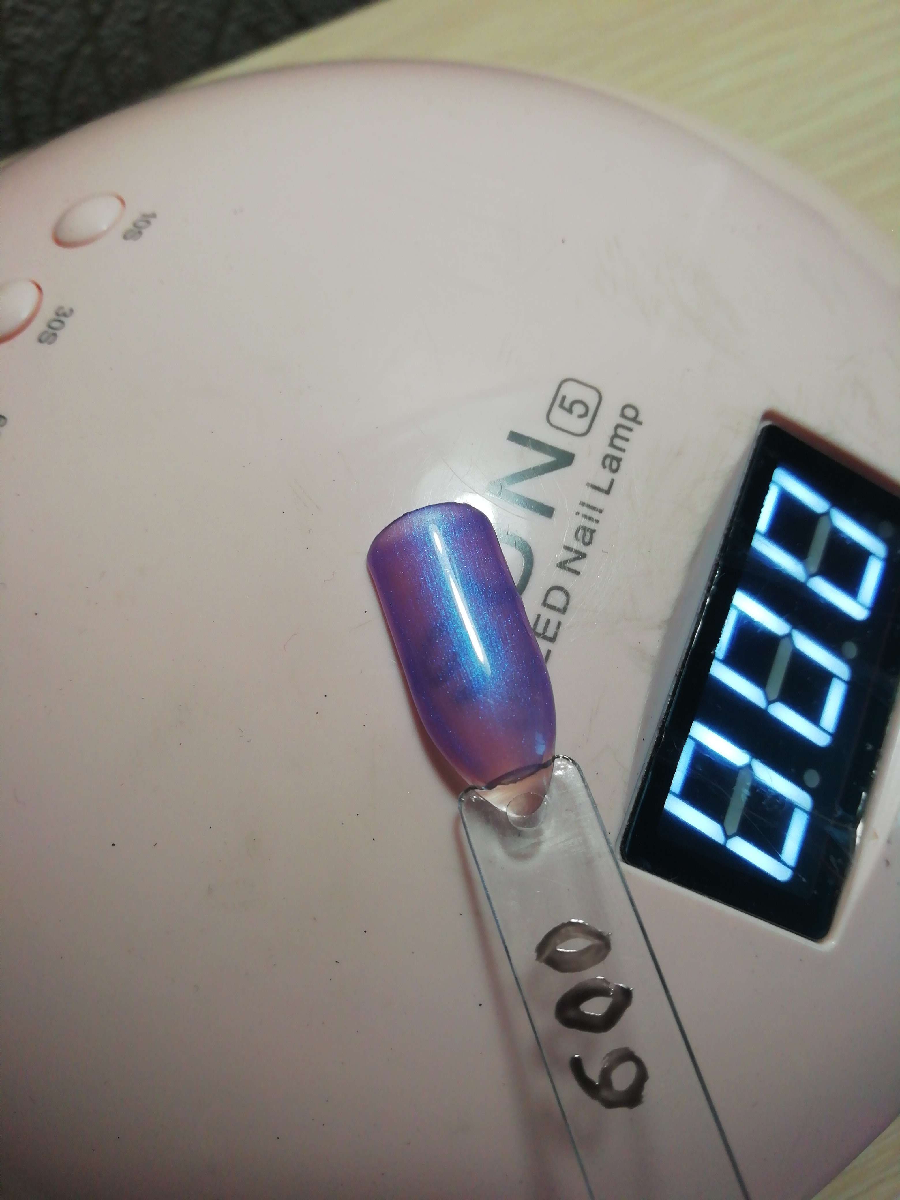Фотография покупателя товара Гель-лак для ногтей, 5284-244, трёхфазный, LED/UV, 10мл, цвет 5284-244 бледно-сливовый - Фото 200