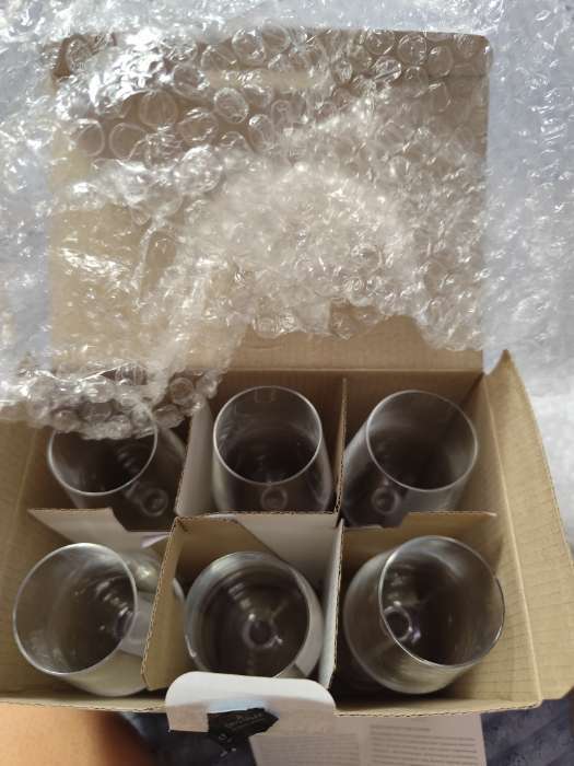 Фотография покупателя товара Бокалы для шампанского «Пион», 150 мл, набор 6 шт., стекло, прозрачные - Фото 2