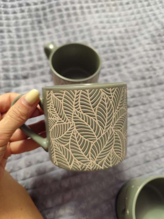 Фотография покупателя товара Кружка чайная керамическая «Сердечки», 320 мл, ручная работа - Фото 4