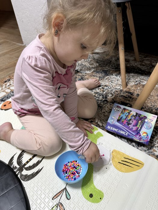 Фотография покупателя товара Аквамозаика «Трансформеры: Автоботы», персонажи, 4 фигурки, 300 шариков - Фото 4