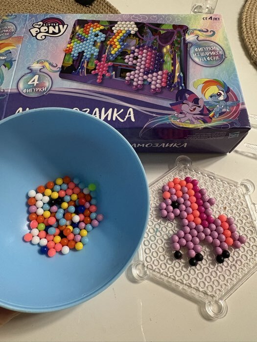 Фотография покупателя товара Аквамозаика «Трансформеры: Автоботы», персонажи, 4 фигурки, 300 шариков - Фото 5