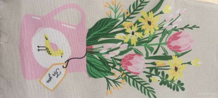 Фотография покупателя товара Варежка-прихватка «Доляна. Букет», 20×28 см, 35% хлопок, 65% п/э, ватин 250 г/м² - Фото 3