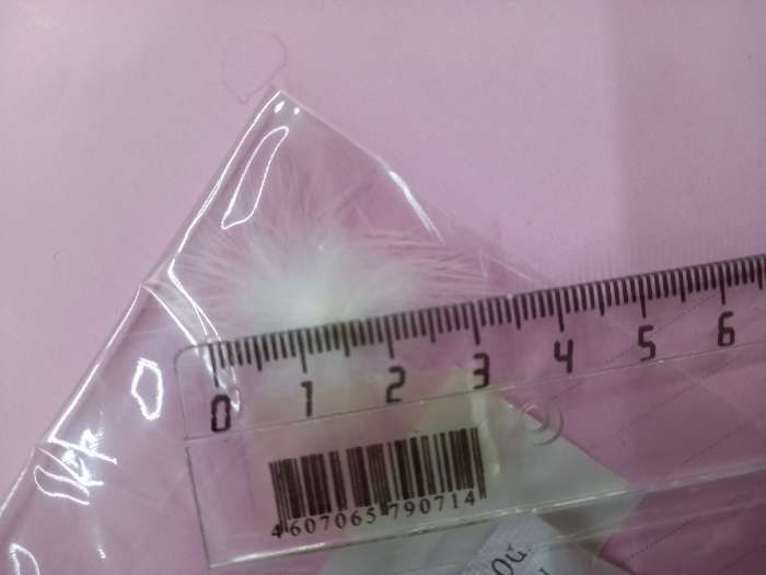 Фотография покупателя товара Помпон из натурального меха норки, размер 1 шт: 2,5 см, цвет белый - Фото 3
