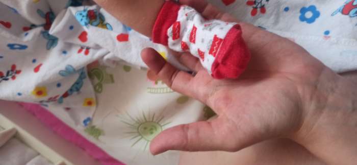 Фотография покупателя товара Набор новогодних детских носков Крошка Я "Give Joy", 4 пары, 6-8 см