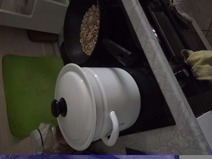 Фотография покупателя товара УЦЕНКА Кастрюля, 10 л, цилиндрическая, без деколи, без крышки, белая - Фото 7