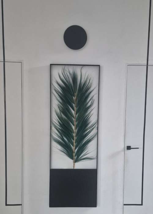 Фотография покупателя товара Сухоцвет на бамбуковом стебле, 250 см, зелёный - Фото 2