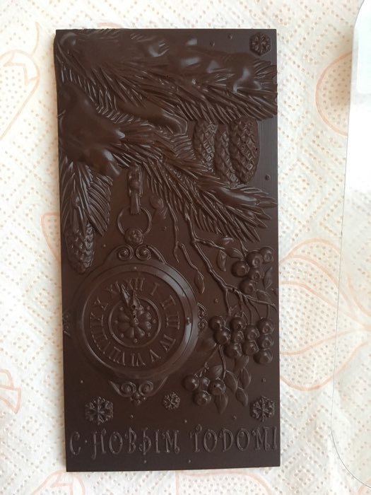 Фотография покупателя товара Форма для шоколада и конфет пластиковая «С Новым годом. Ёлка, часы», 17×8,5 см, цвет прозрачный - Фото 14