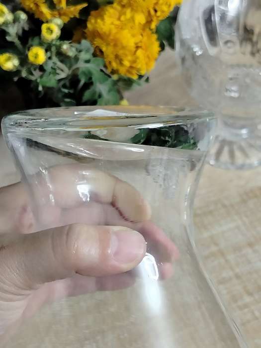 Фотография покупателя товара Ваза «Тексел», 1.6 л, 18×17 см, стекло, прозрачная - Фото 3