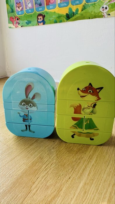 Фотография покупателя товара Конструктор «Три поросенка», 35 деталей - Фото 3