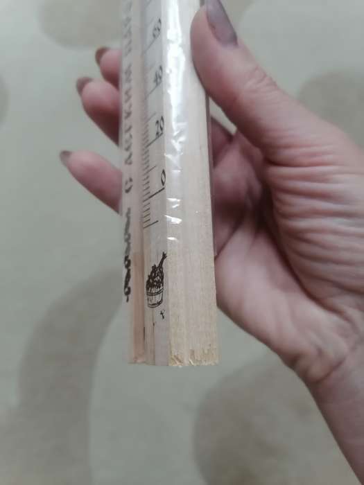 Фотография покупателя товара Термометр для бани и сауны ТБС-41 (t 0 + 140 С) в блистере - Фото 3