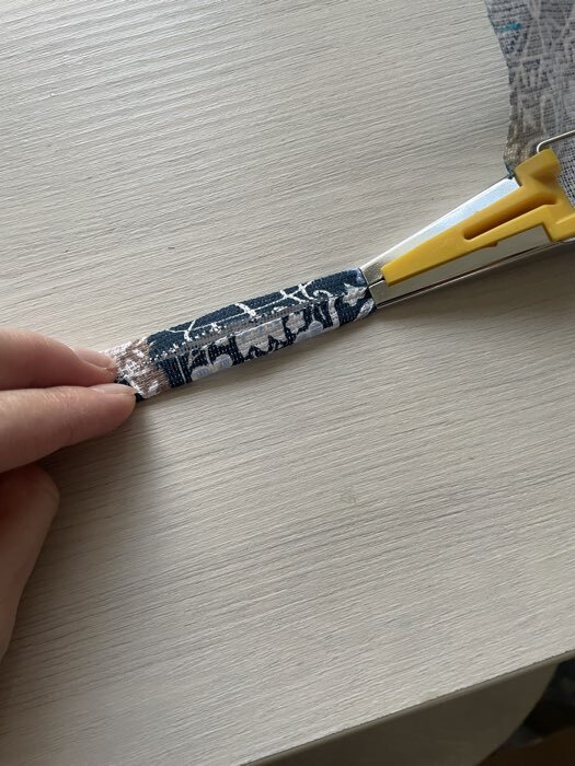 Фотография покупателя товара Устройство для складывания косой бейки, 12 мм, жёлтое - Фото 1