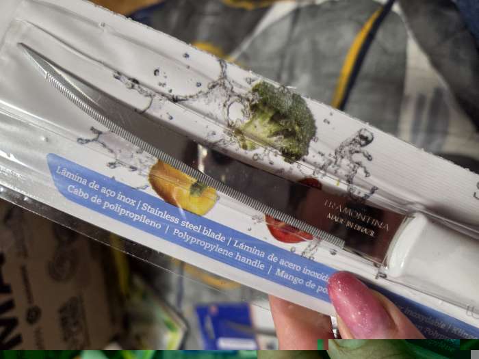 Фотография покупателя товара Нож кухонный для помидоров Athus, лезвие 12.5 см, сталь AISI 420 - Фото 1