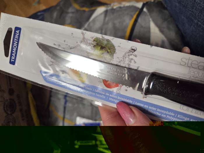 Фотография покупателя товара Нож кухонный для хлеба Athus, лезвие 17.5 см, сталь AISI 420 - Фото 4