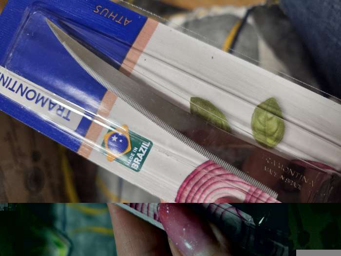 Фотография покупателя товара Нож кухонный для хлеба Athus, лезвие 17.5 см, сталь AISI 420 - Фото 2