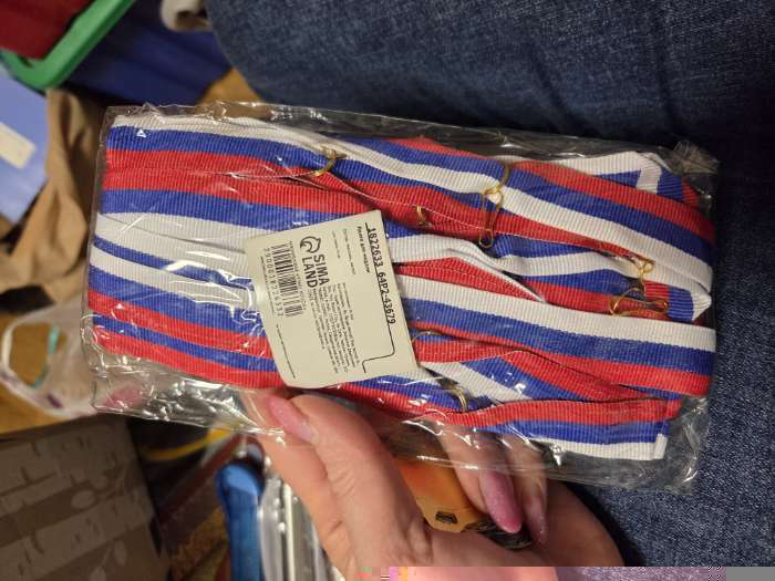 Фотография покупателя товара Лента для медали, триколор - Фото 1