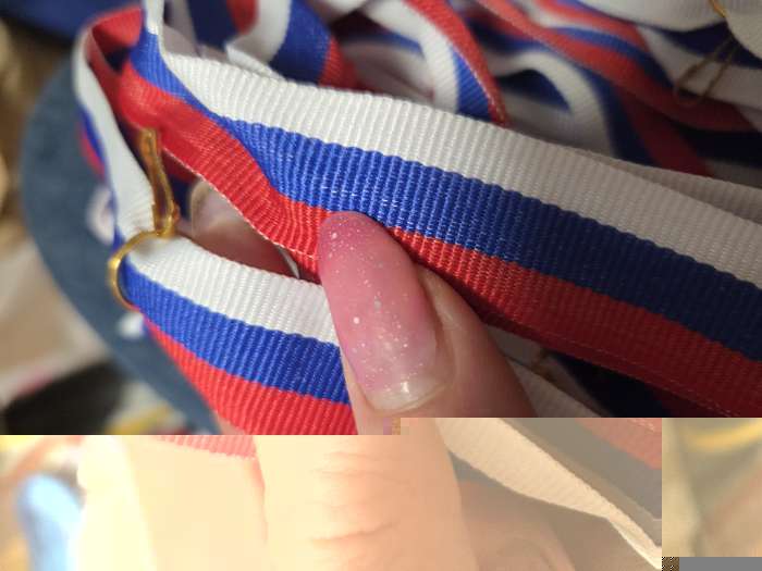 Фотография покупателя товара Лента для медали, триколор - Фото 3