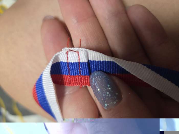 Фотография покупателя товара Лента для медали, триколор - Фото 4