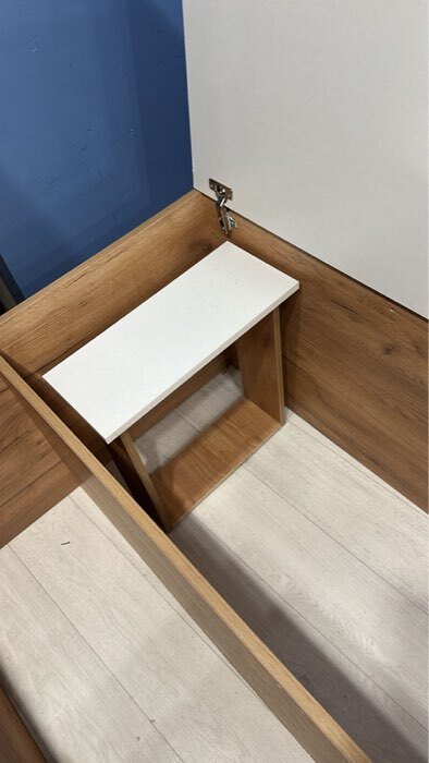 Фотография покупателя товара Шкаф прямой двухстворчатый для одежды «Лора», 1 ящик, 900×570×2200 мм, цвет крафт золотой/белый - Фото 16