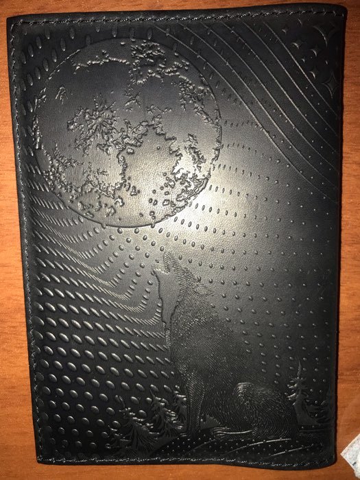 Фотография покупателя товара Обложка для паспорта, цвет чёрный - Фото 2