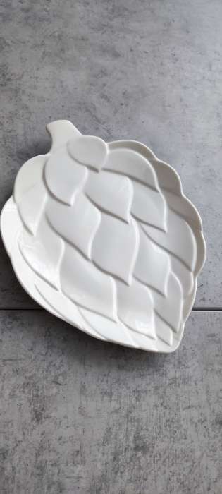 Фотография покупателя товара Блюдо керамическое для подачи «Артишоки», белая, 20 х 17 см, цвет белый - Фото 5