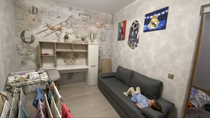 Фотография покупателя товара Стол угловой для школьника, 1730×1105×1520 мм, цвет дуб сонома/белый - Фото 4