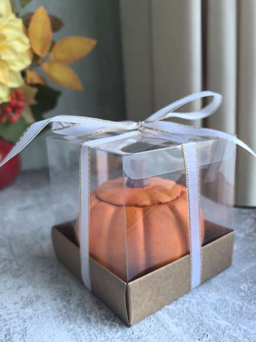 Фотография покупателя товара Коробка для пирожных, белый, 14.5×14.5×17.5 см Кондитерская упаковка - Фото 2