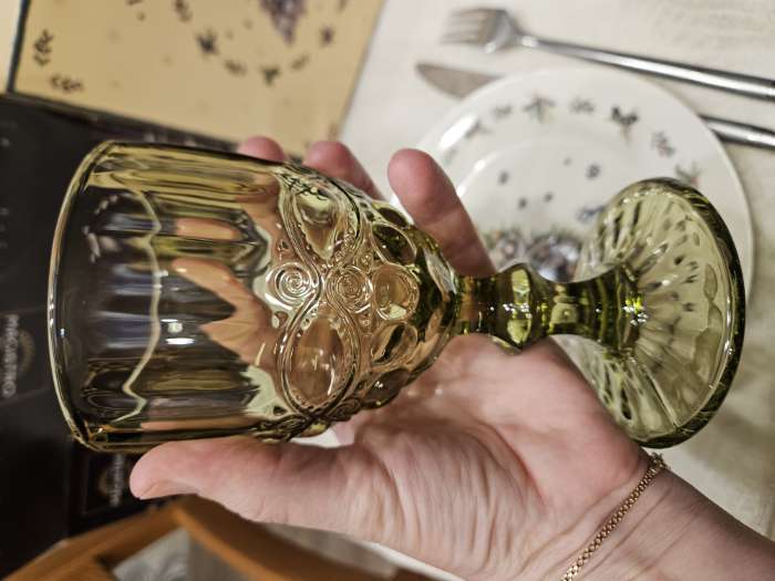 Фотография покупателя товара Бокалы для вина Magistro «Ла-Манш», 250 мл, 9×17 см, набор 6 шт., стекло, синие - Фото 2