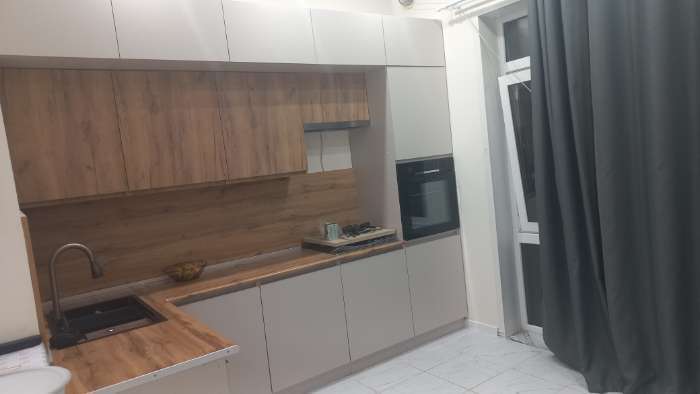 Фотография покупателя товара Кухонный гарнитур в потолок «Виктория», 3000 мм, цвет графит - Фото 37