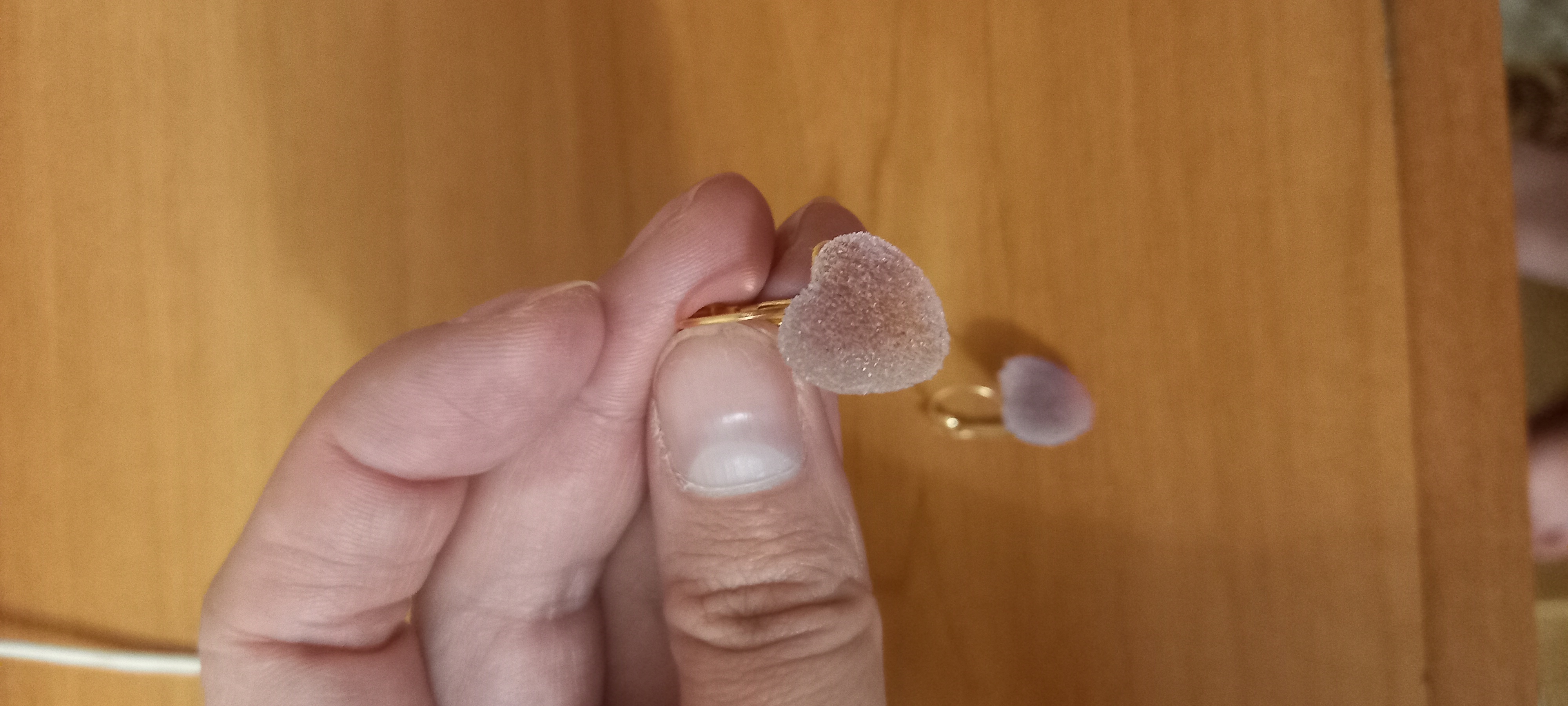 Фотография покупателя товара Серьги ассорти «Мармеладные сердечки» в сахаре, цвет МИКС - Фото 6