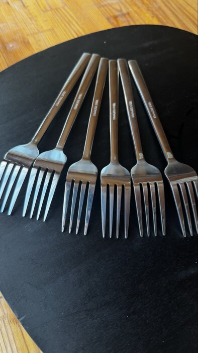 Фотография покупателя товара Вилки столовые Magistro Gamburg, h=20 см, толщина 4 мм, нержавеющая сталь, серебристая - Фото 1