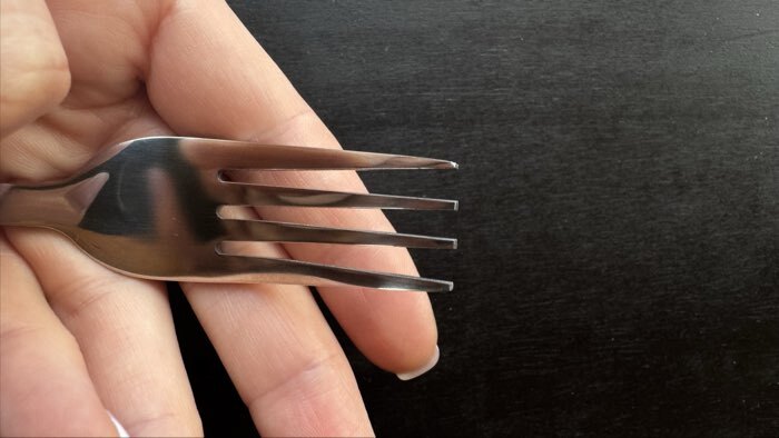 Фотография покупателя товара Вилка столовая «Тайфун», длина 20 см, нержавеющая сталь, серебристая - Фото 3