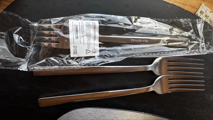 Фотография покупателя товара Вилка столовая «Тайфун», длина 20 см, нержавеющая сталь, серебристая - Фото 5