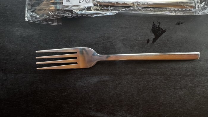 Фотография покупателя товара Вилка столовая «Тайфун», длина 20 см, нержавеющая сталь, серебристая - Фото 1